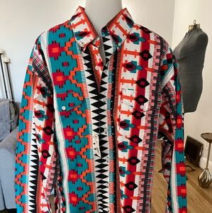 New With Tags Wrangler Long Sleeve Button Up Shirt